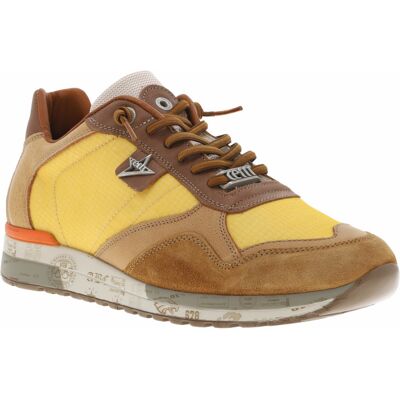 Cetti - Baskets Cetti En Cuir Jaune Et à Lacets élastiqués Ronds Avec Stoppeur - Jaune 45 - Publicité Cetti - Baskets Cetti En Cuir Jaune Et à Lacets élastiqués Ronds Avec Stoppeur - Jaune 45 - Publicité