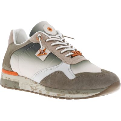 Cetti - Baskets Cetti En Cuir Taupe Et à Lacets élastiqués - Taupe 41 - Publicité Cetti - Baskets Cetti En Cuir Taupe Et à Lacets élastiqués - Taupe 41 - Publicité