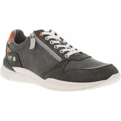 Mustang - Sneakers Mustang Anthracite Et à Lacets Plats - Anthracite 45 - Publicité Mustang - Sneakers Mustang Anthracite Et à Lacets Plats - Anthracite 45 - Publicité