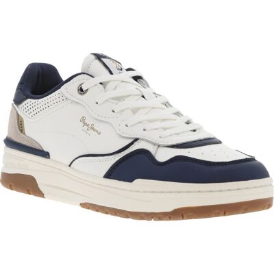 Pepe Jeans - Sneakers Pepe Jeans Marine Et à Lacets Plats - Marine 40 - Publicité Pepe Jeans - Sneakers Pepe Jeans Marine Et à Lacets Plats - Marine 40 - Publicité