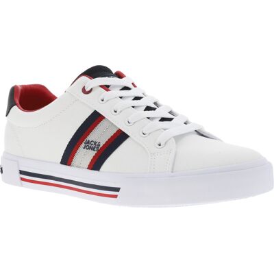 Jack & Jones - Tennis Jack & Jones Blanches Et à Lacets Plats - Blanc 46 - Publicité Jack & Jones - Tennis Jack & Jones Blanches Et à Lacets Plats - Blanc 46 - Publicité