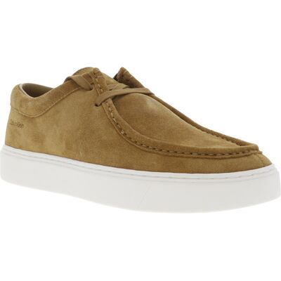 Klein - Mocassins Calvin Klein Casual Hybride En Cuir Camel Et à Lacets - Camel 41 - Publicité Klein - Mocassins Calvin Klein Casual Hybride En Cuir Camel Et à Lacets - Camel 41 - Publicité