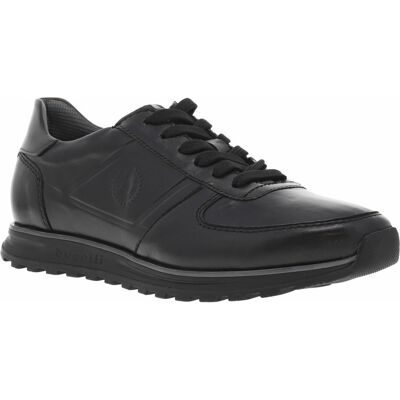Bugatti - Sneakers Bugatti En Cuir Noires Et à Lacets - Noires 41 - Publicité Bugatti - Sneakers Bugatti En Cuir Noires Et à Lacets - Noires 41 - Publicité