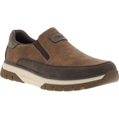 Rieker® - Mocassins Rieker® Cognac Et à Soufflets élastiqués - Cognac 43 - Publicité Rieker® - Mocassins Rieker® Cognac Et à Soufflets élastiqués - Cognac 43 - Publicité