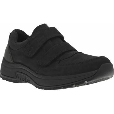 Rieker® - Sneakers Rieker® En Cuir Noires Et à Bandes Auto-agrippantes - Noires 44 - Publicité Rieker® - Sneakers Rieker® En Cuir Noires Et à Bandes Auto-agrippantes - Noires 44 - Publicité