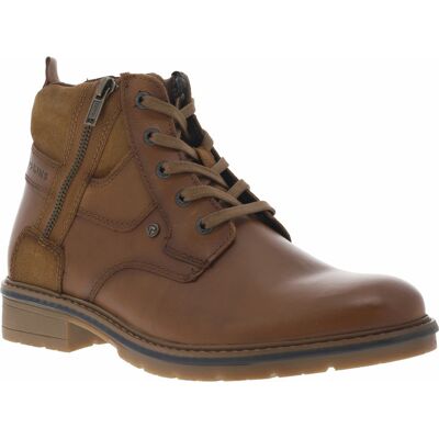 Redskins - Bottines Redskins En Cuir Camel Et à Lacets Et Zip Latéral - Camel 43 - Publicité Redskins - Bottines Redskins En Cuir Camel Et à Lacets Et Zip Latéral - Camel 43 - Publicité