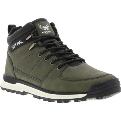Kaporal - Bottines Kaporal Kaki Et à Lacets - Kaki 42 - Publicité Kaporal - Bottines Kaporal Kaki Et à Lacets - Kaki 42 - Publicité