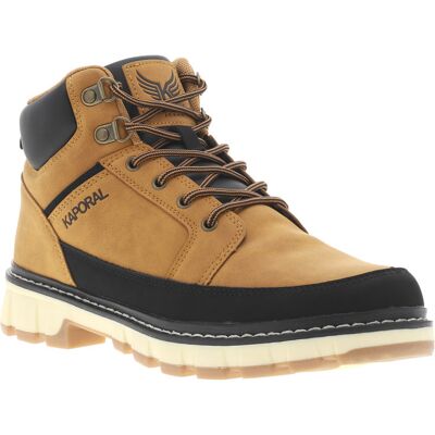 Kaporal - Bottines Kaporal Camel Et à Lacets - Camel 44 - Publicité Kaporal - Bottines Kaporal Camel Et à Lacets - Camel 44 - Publicité