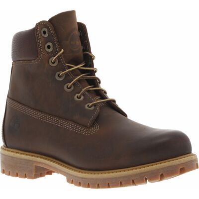 Timberland - Bottines Timberland En Cuir Marron Et à Lacets Ronds - Marron 43 - Publicité Timberland - Bottines Timberland En Cuir Marron Et à Lacets Ronds - Marron 43 - Publicité