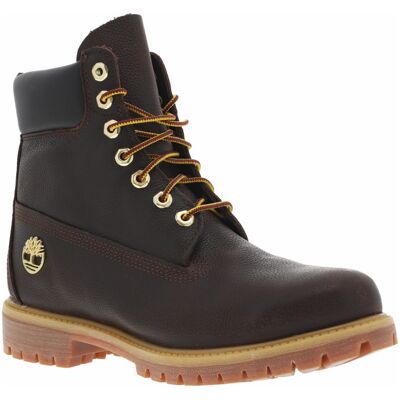 Timberland - Bottines Timberland En Cuir Brunes Et à Lacets Ronds - Brunes 46 - Publicité Timberland - Bottines Timberland En Cuir Brunes Et à Lacets Ronds - Brunes 46 - Publicité