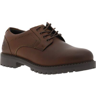- Derbies Dockers En Cuir Tan Et à Lacets Ronds - Tan 40 - Publicité - Derbies Dockers En Cuir Tan Et à Lacets Ronds - Tan 40 - Publicité