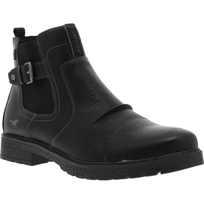 Mustang - Boots Mustang Noires Et à Zip Et Soufflet élastiqué - Noires 43 - Publicité Mustang - Boots Mustang Noires Et à Zip Et Soufflet élastiqué - Noires 43 - Publicité