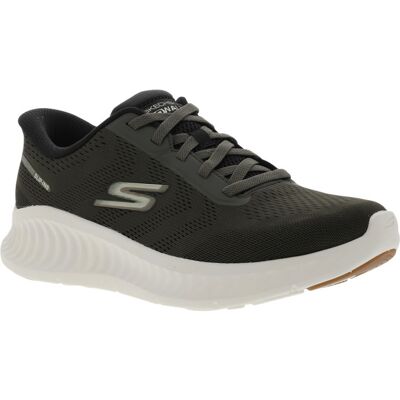 Skechers - Baskets Skechers Kaki Et à Slip-on - Kaki 40 - Publicité Skechers - Baskets Skechers Kaki Et à Slip-on - Kaki 40 - Publicité