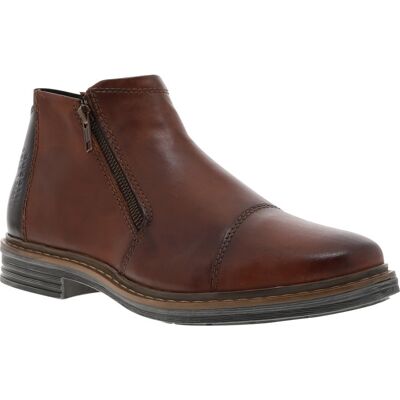 Bugatti - Boots Bugatti En Cuir Marron Et à Zip - Marron 42 - Publicité Bugatti - Boots Bugatti En Cuir Marron Et à Zip - Marron 42 - Publicité
