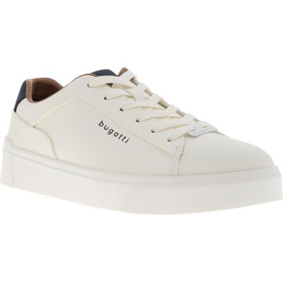 Bugatti - Sneakers Bugatti Blanches Et à Lacets - Blanc 46 - Publicité Bugatti - Sneakers Bugatti Blanches Et à Lacets - Blanc 46 - Publicité