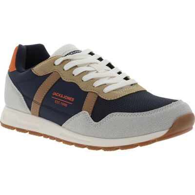 Jack & Jones - Baskets Jack & Jones Harrow Bleu Marine Et à Lacets - Bleu Foncé 41 - Publicité Jack & Jones - Baskets Jack & Jones Harrow Bleu Marine Et à Lacets - Bleu Foncé 41 - Publicité