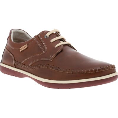 Pikolinos - Derbies Pikolinos Marbella En Cuir Cognac Et à Lacets - Brun 42 - Publicité Pikolinos - Derbies Pikolinos Marbella En Cuir Cognac Et à Lacets - Brun 42 - Publicité