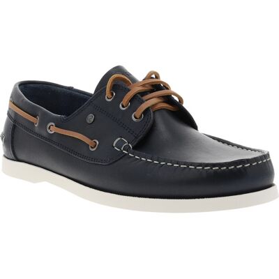 Redskins - Mocassins Redskins Orland En Cuir Bleu Marine Et à Lacets - Bleu Foncé 43 - Publicité Redskins - Mocassins Redskins Orland En Cuir Bleu Marine Et à Lacets - Bleu Foncé 43 - Publicité