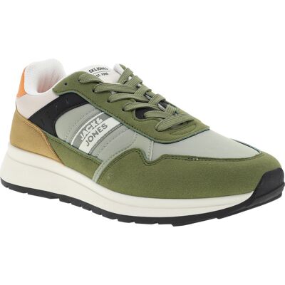 Jack & Jones - Baskets Jack & Jones Oswald Vertes Et à Lacets - Vert 45 - Publicité Jack & Jones - Baskets Jack & Jones Oswald Vertes Et à Lacets - Vert 45 - Publicité