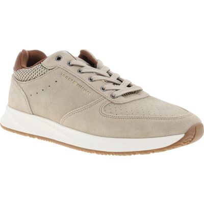 - Baskets Tommy Hilfiger Newport Mix Beige Et à Lacets - Beige 42 - Publicité - Baskets Tommy Hilfiger Newport Mix Beige Et à Lacets - Beige 42 - Publicité