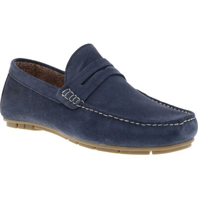 Redskins - Mocassins Redskins Bicari En Cuir Bleu Marine - Bleu 42 - Publicité Redskins - Mocassins Redskins Bicari En Cuir Bleu Marine - Bleu 42 - Publicité