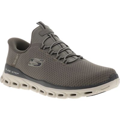 Skechers - Baskets Skechers Glide-step-noxus Brunes Et à Slip-on - Brun 42,5 - Publicité Skechers - Baskets Skechers Glide-step-noxus Brunes Et à Slip-on - Brun 42,5 - Publicité