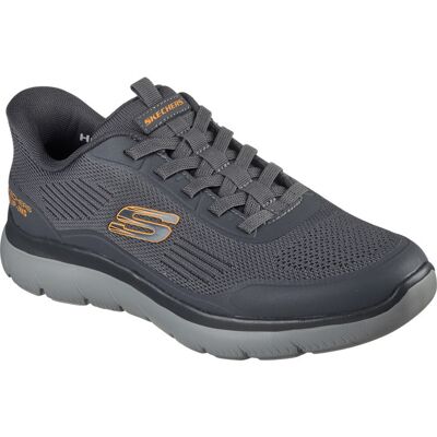 Skechers - Baskets Skechers Slip-ins: Summits - Leyter Grises Et à Slip-on - Gris 40 - Publicité Skechers - Baskets Skechers Slip-ins: Summits - Leyter Grises Et à Slip-on - Gris 40 - Publicité