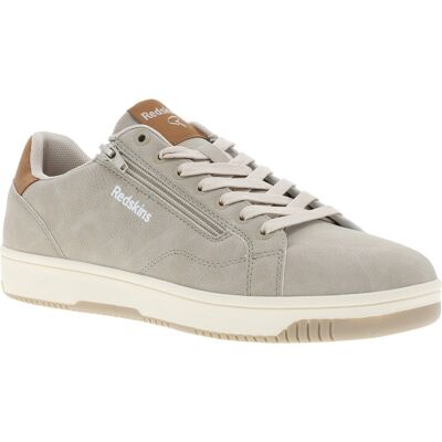 Redskins - Tennis Redskins Gobat Beiges Et à Lacets Et Zip Latéral - Beige 40 - Publicité Redskins - Tennis Redskins Gobat Beiges Et à Lacets Et Zip Latéral - Beige 40 - Publicité