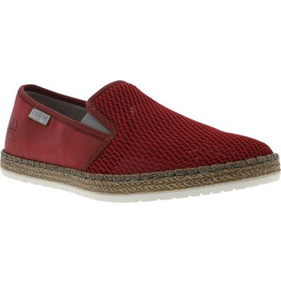 Rieker® - Espadrilles Rieker® Rouges Et à Soufflets élastiqués - Rouge 44 - Publicité Rieker® - Espadrilles Rieker® Rouges Et à Soufflets élastiqués - Rouge 44 - Publicité