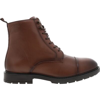 Pepe Jeans - Bottines Hunters Land En Cuir Brunes à Talon Décroché Bas Pourvues De Lacets - Brun 42 - Publicité Pepe Jeans - Bottines Hunters Land En Cuir Brunes à Talon Décroché Bas Pourvues De Lacets - Brun 42 - Publicité