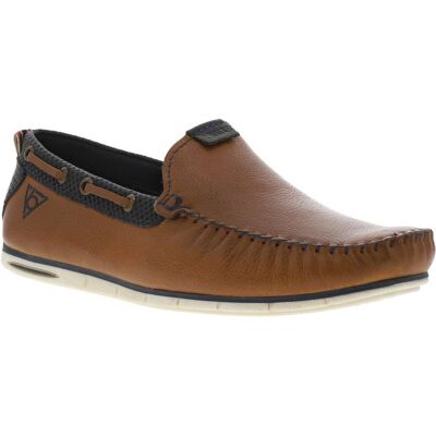 Bugatti - Mocassins Aspec Bateau Bugatti En Cuir Cognac - Cognac 46 - Publicité Bugatti - Mocassins Aspec Bateau Bugatti En Cuir Cognac - Cognac 46 - Publicité