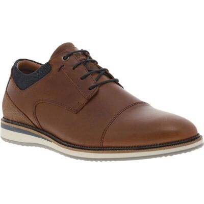 Bullboxer - Baskets Basses Bullboxer En Cuir Cognac Et à Lacets - Cognac 40 - Publicité Bullboxer - Baskets Basses Bullboxer En Cuir Cognac Et à Lacets - Cognac 40 - Publicité