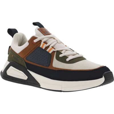 Kaporal - Baskets Basses Kaporal Kaki Et à Lacets - Kaki 40 - Publicité Kaporal - Baskets Basses Kaporal Kaki Et à Lacets - Kaki 40 - Publicité