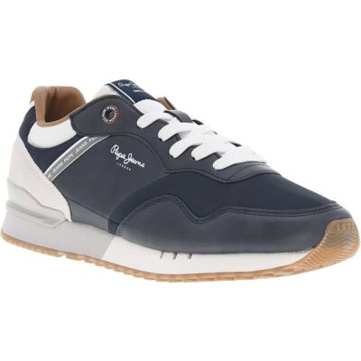 Pepe Jeans - Baskets Basses Avec Semelle Running Pepe Jeans Bleu Marine - Bleu Marine 42 - Publicité Pepe Jeans - Baskets Basses Avec Semelle Running Pepe Jeans Bleu Marine - Bleu Marine 42 - Publicité