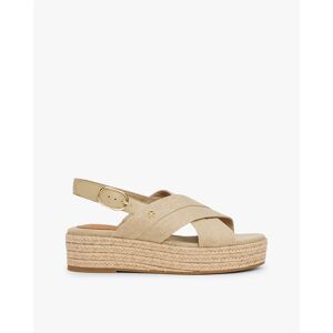 Tommy Hilfiger FW0FW08669 - Espadrilles compensées ACC-Beige 37 - Publicité Tommy Hilfiger FW0FW08669 - Espadrilles compensées ACC-Beige 37 - Publicité