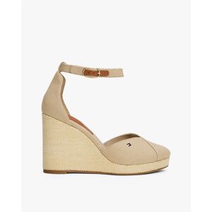 Tommy Hilfiger FW0FW08494 - Espadrilles compensées ACC-Beige 39 - Publicité Tommy Hilfiger FW0FW08494 - Espadrilles compensées ACC-Beige 39 - Publicité