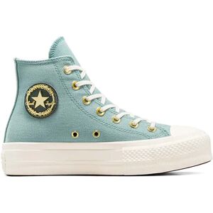 Converse Chuck Taylor All Star Lift Platform Gold - Baskets 423-VERNAL POOL/EGRET/TRUE NATURE 37,5 - Publicité Converse Chuck Taylor All Star Lift Platform Gold - Baskets 423-VERNAL POOL/EGRET/TRUE NATURE 37,5 - Publicité
