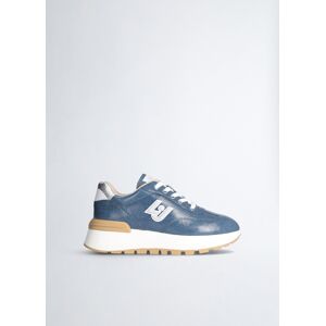 LIUJO Sneakers En Denim Brillant, Bleu Foncé, 37 - Publicité LIUJO Sneakers En Denim Brillant, Bleu Foncé, 37 - Publicité