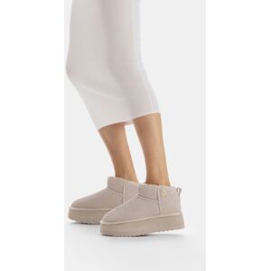 LIUJO Bottines Chaudes À Plateforme, Sable, 39 - Publicité LIUJO Bottines Chaudes À Plateforme, Sable, 39 - Publicité