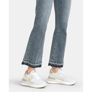 LIUJO Sneakers En Daim Et Mesh, Blanc, 37 - Publicité LIUJO Sneakers En Daim Et Mesh, Blanc, 37 - Publicité