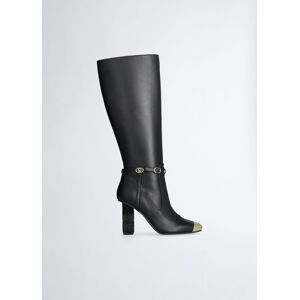 LIUJO Bottes À Talons Logotés, Noir, 40 - Publicité LIUJO Bottes À Talons Logotés, Noir, 40 - Publicité
