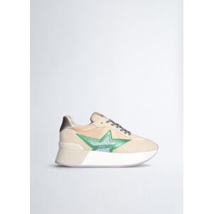 LIUJO Sneakers Avec Plateforme, Vert, 41 - Publicité LIUJO Sneakers Avec Plateforme, Vert, 41 - Publicité