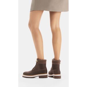 LIUJO Bottines En Cuir Suédé, Marron, 35 - Publicité LIUJO Bottines En Cuir Suédé, Marron, 35 - Publicité