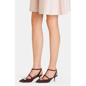 LIUJO Slingbacks Avec Logo Bijou, Amarone, 37 - Publicité LIUJO Slingbacks Avec Logo Bijou, Amarone, 37 - Publicité