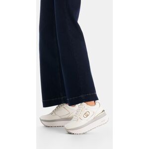 LIUJO Sneakers À Super Plateforme En Cuir, Blanc, 36 - Publicité LIUJO Sneakers À Super Plateforme En Cuir, Blanc, 36 - Publicité