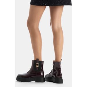 LIUJO Bottines À Plateforme En Vernis, Amarone, 39 - Publicité LIUJO Bottines À Plateforme En Vernis, Amarone, 39 - Publicité