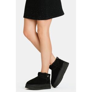 LIUJO Bottines Chaudes À Plateforme, Noir, 36 - Publicité LIUJO Bottines Chaudes À Plateforme, Noir, 36 - Publicité