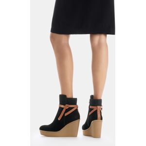 Liujo Bottines en daim avec semelle compensée - Boots - Publicité Liujo Bottines en daim avec semelle compensée - Boots - Publicité