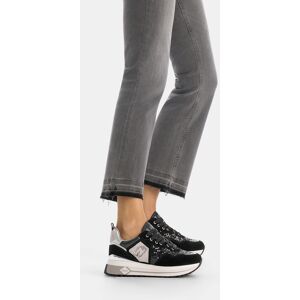 LIUJO Sneakers À Plateforme En Paillettes, Noir, 36 - Publicité LIUJO Sneakers À Plateforme En Paillettes, Noir, 36 - Publicité