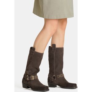 LIUJO Santiags En Daim, Ébène, 37 - Publicité LIUJO Santiags En Daim, Ébène, 37 - Publicité